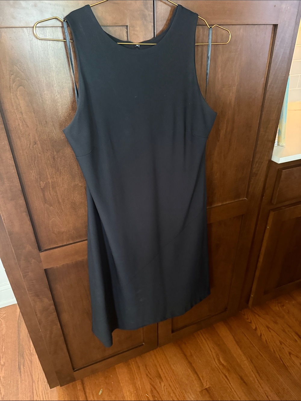 Ann Taylor Black Sleeveless Sheath Dress
